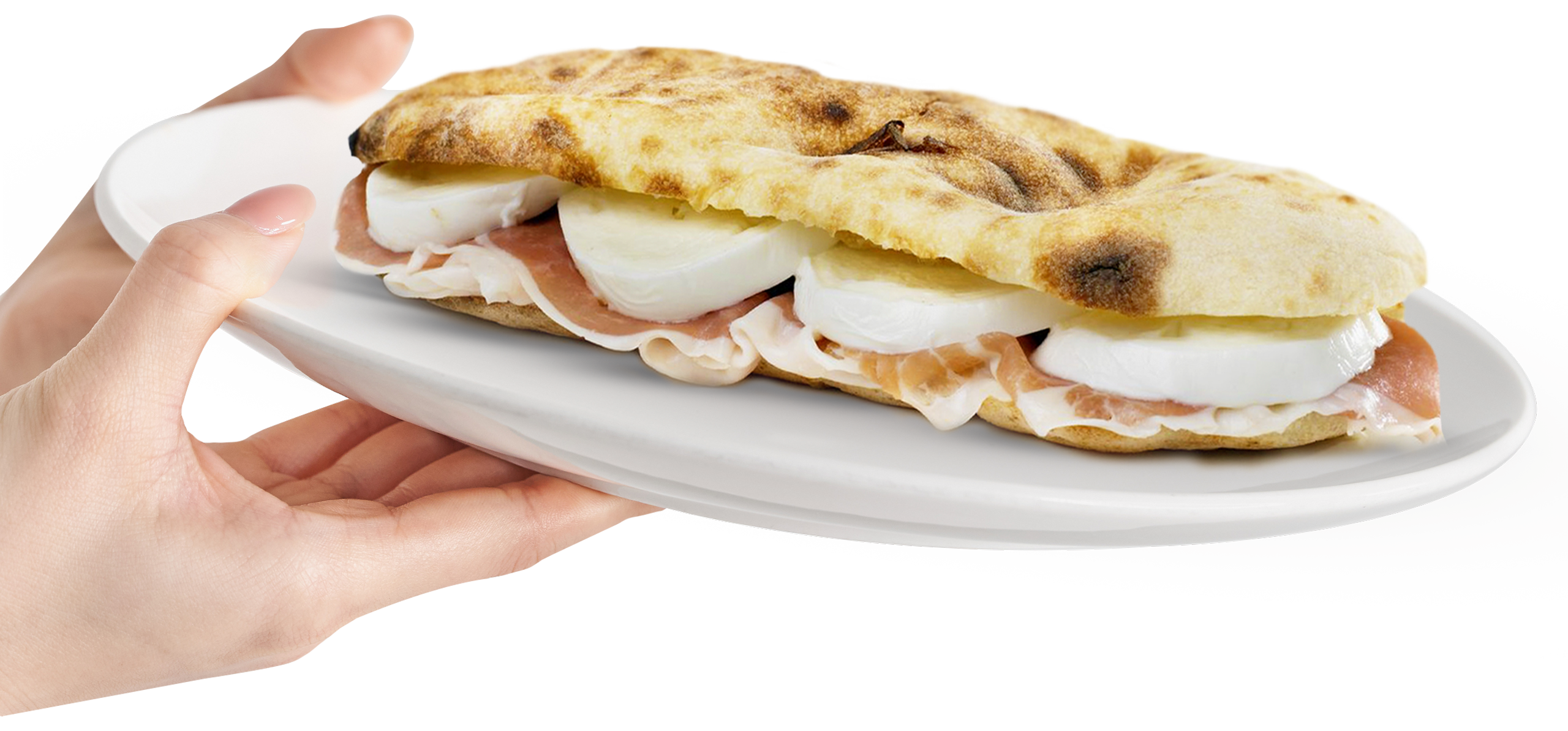 Saltimbocca con mozzarella e prosciutto
